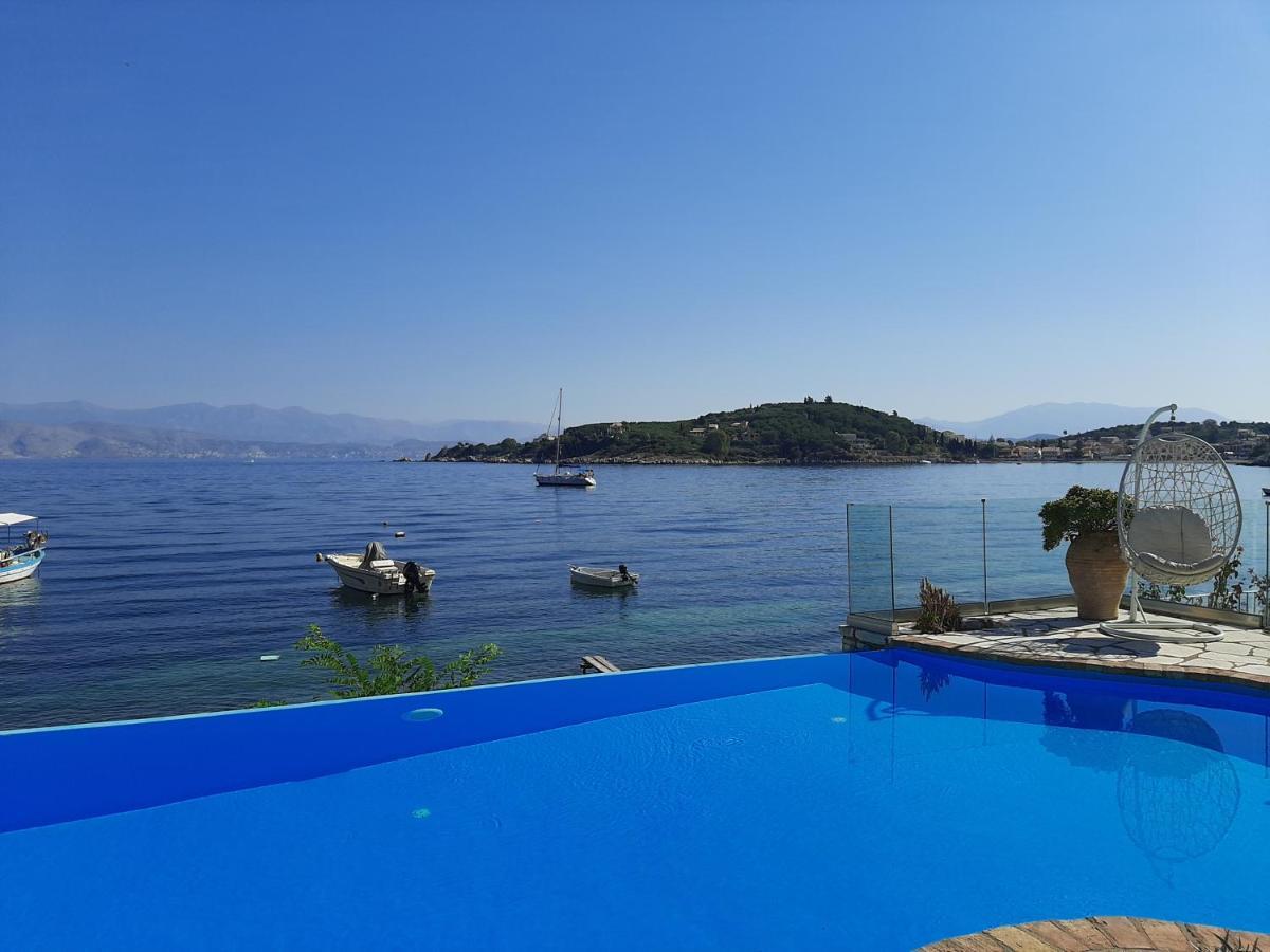 Imerolia Beach Villa Kassiopi Corfu ภายนอก รูปภาพ