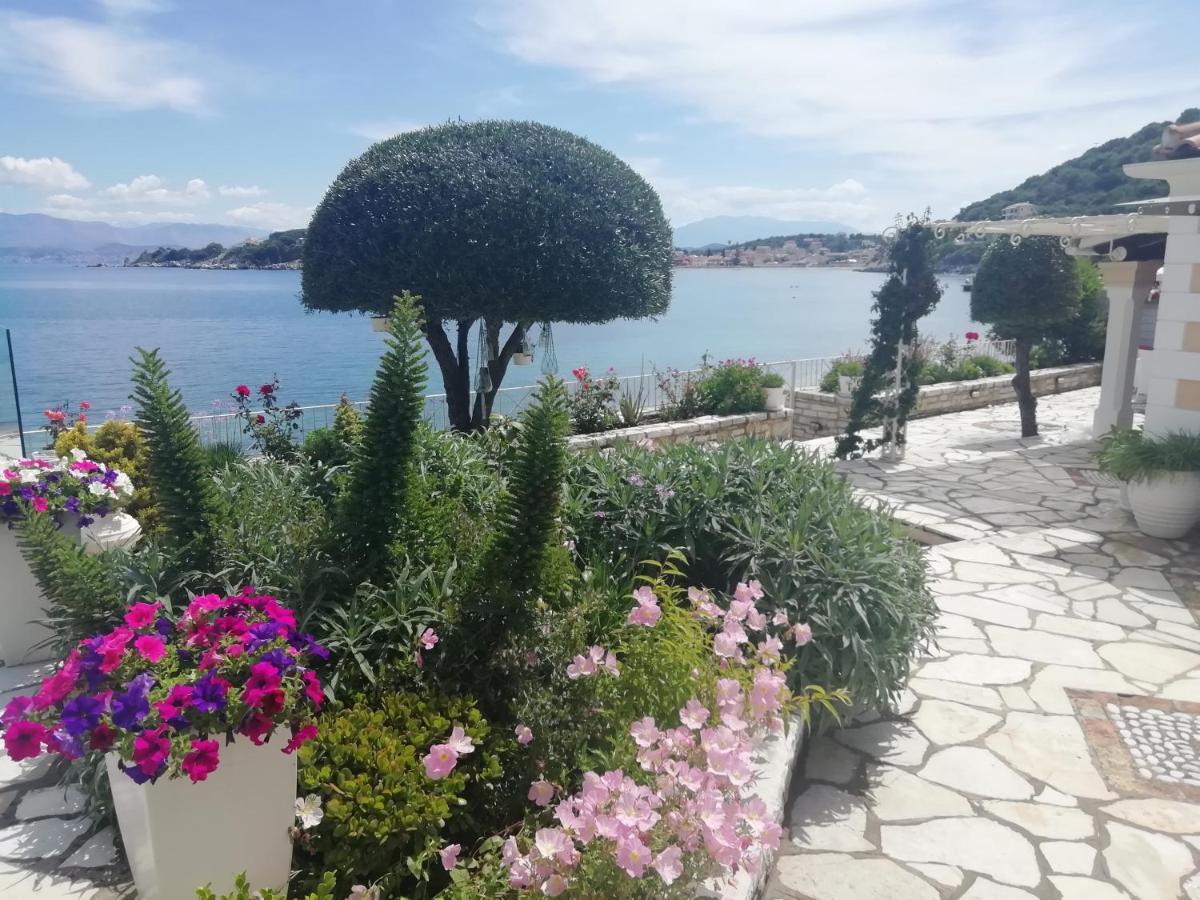 Imerolia Beach Villa Kassiopi Corfu ภายนอก รูปภาพ