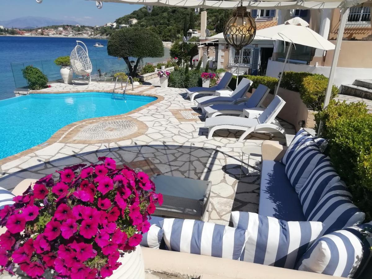 Imerolia Beach Villa Kassiopi Corfu ภายนอก รูปภาพ